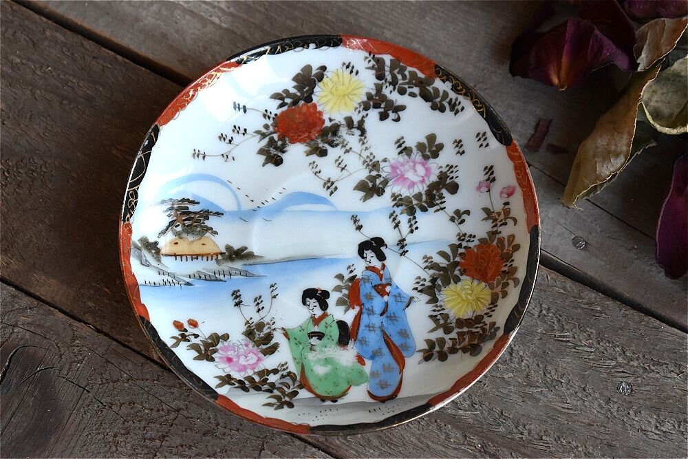 Hand painted china plates clearance