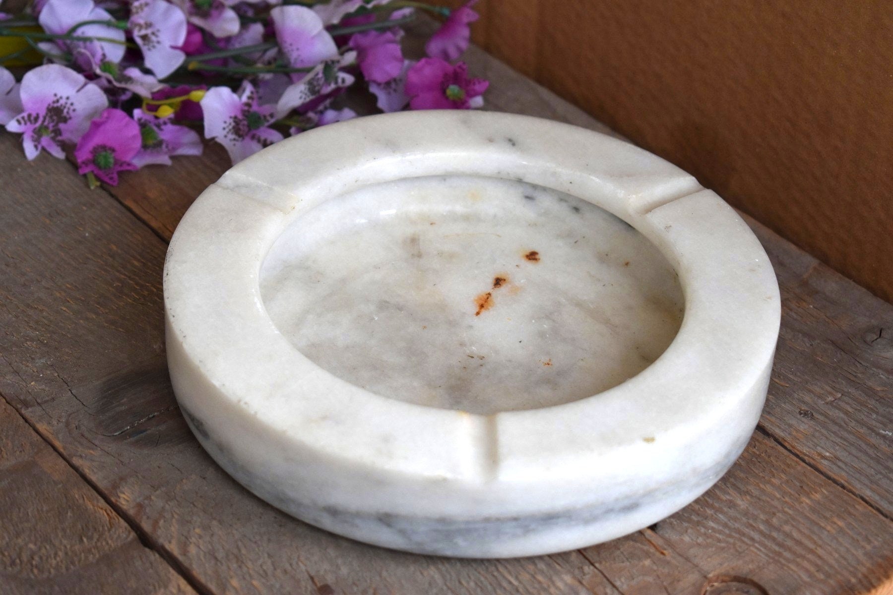 Vintage marble ashtray ヴィンテージ　大理石　灰皿 Vintage Large 8