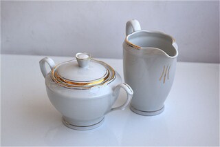 Zuccheriera Porcellana Di Limoges Ellegi - Triciclo Selection