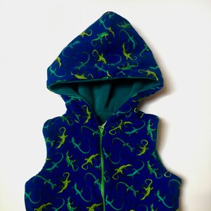 Baby Boy Hooded Fleece Vest 18-24 months