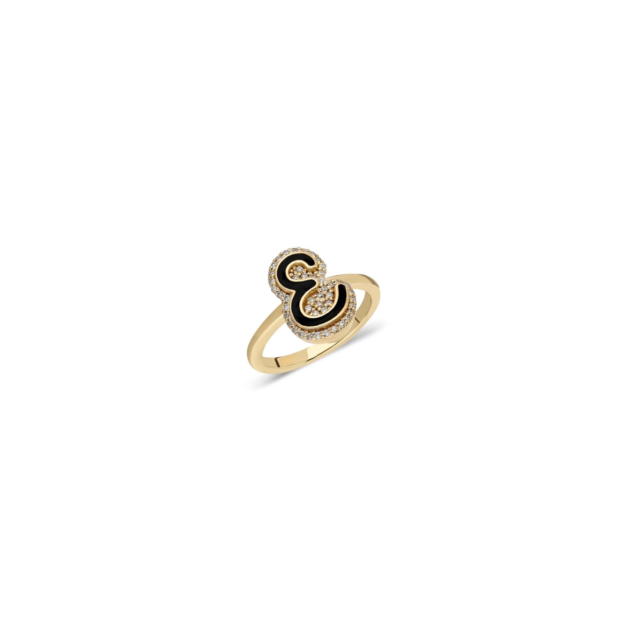 Personalized Initial Ring, Custom Initial Ring, Handwritten Ring, Custom Ring, Personalized Gift,Christmas Gift, Gifts For Mom