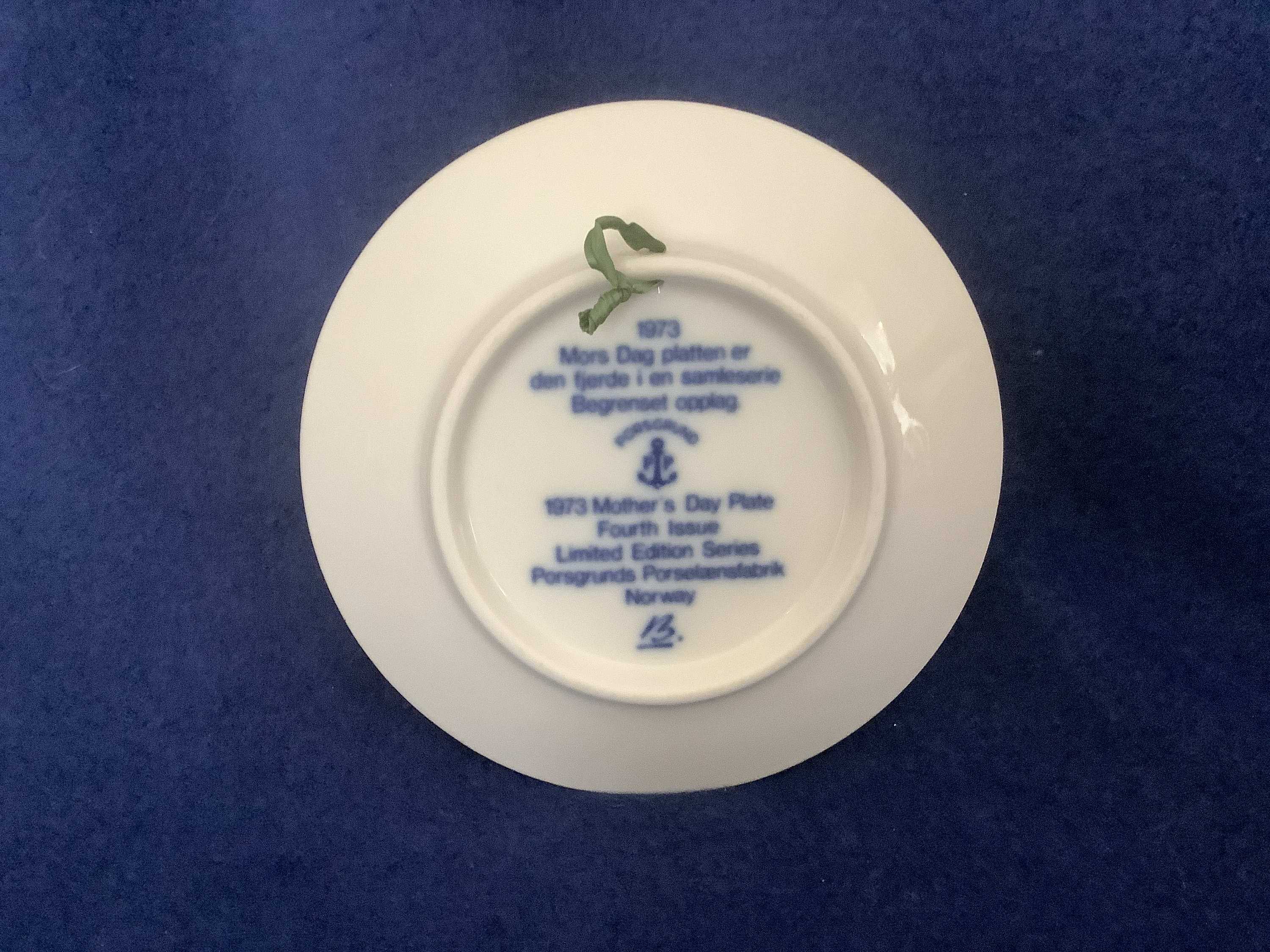 Mors Dag 1973 Fourth Issue Limited Edition Plate Etsy