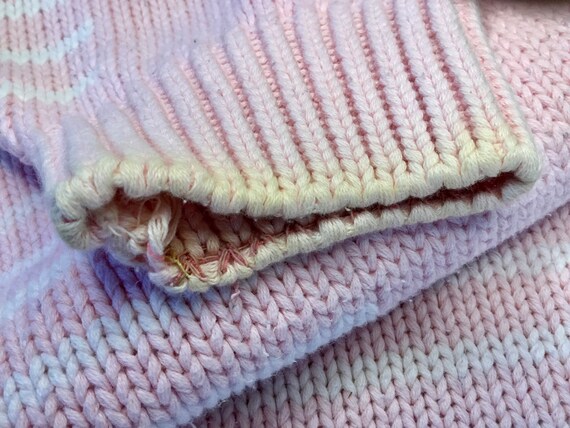 TST Cotton Pink Striped Sweater - image 6