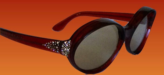 1960s Tortoise Shell  Sunglasses - image 1