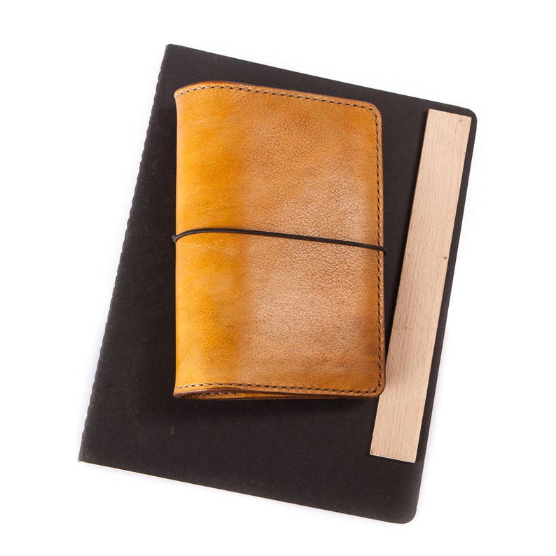 Leather Journal Personalized Leather Cover Travelers Notebook Etsy