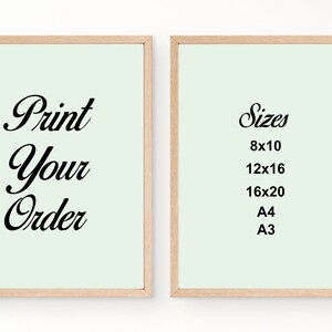 Print your Order, Custom Printing ,Printing Service,  Print and Mail Your Wall Art Print