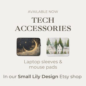 Bats and Moon Desktop Wallpaper Set, Halloween Phone Wallpaper, Spooky iPhone Wallpaper, Neutral iPad Background Vintage Style | WS048 image 11