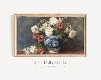 FRAME TV Art 4th of July Flowers, Red White and Blue Samsung Frame TV Art, Independence Day Tv Picture, Memorial Day Artwork | TV1275