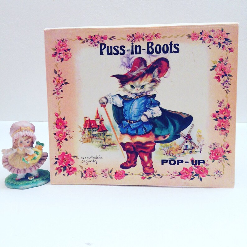 PUSS In BOOTS POP-Up Book by Luce-Andrée Lagardę  Belgium. image 0