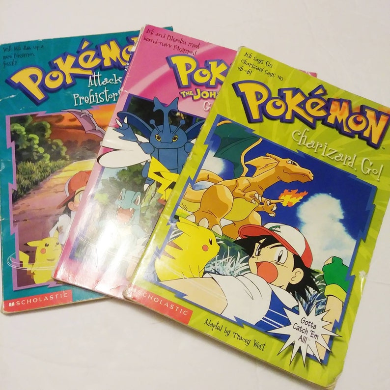 Vintage  1990's Pokemon Paperback Book  Attack of the image 0