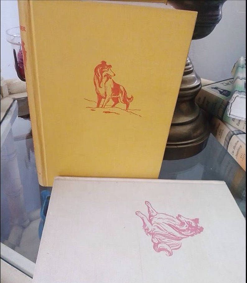 Vintage Lassie Hardcover Books German Edition Lassie image 0
