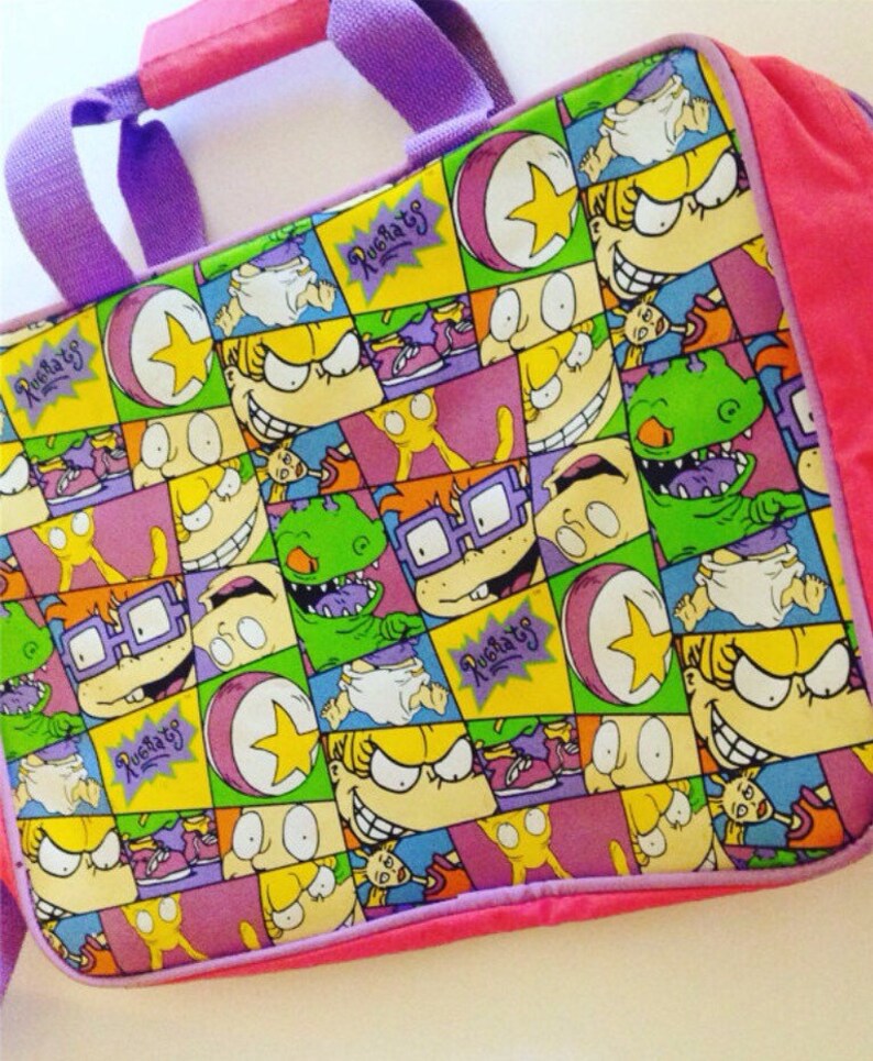 Vintage Nickelodeon RUGRATS Luggage for Children. Cartoon image 0