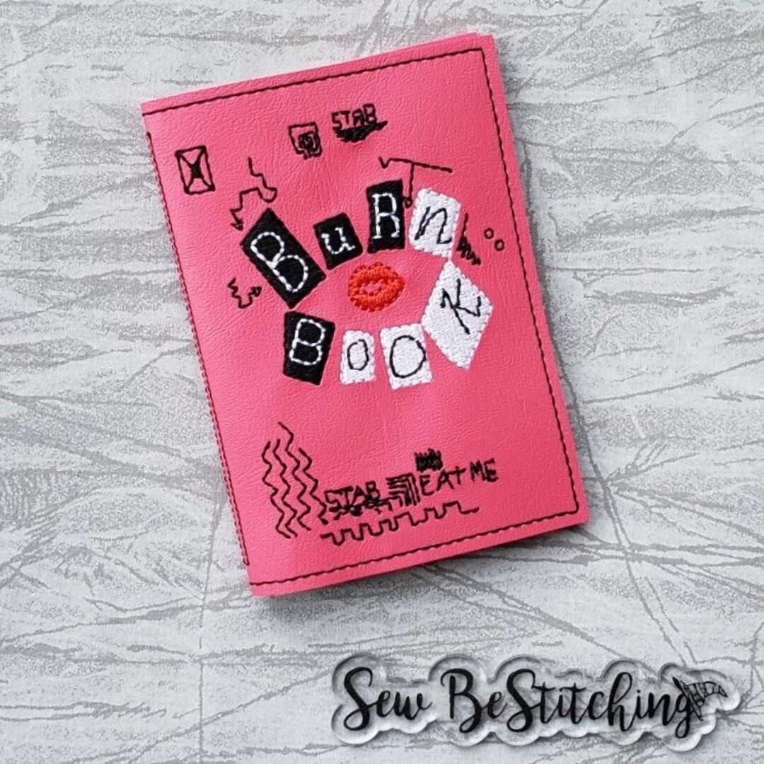 Burn Book Notebook Cover Mean High School Clique Regina George The burn-book-notebook-cover-mean-high-school-clique-regina-george-the