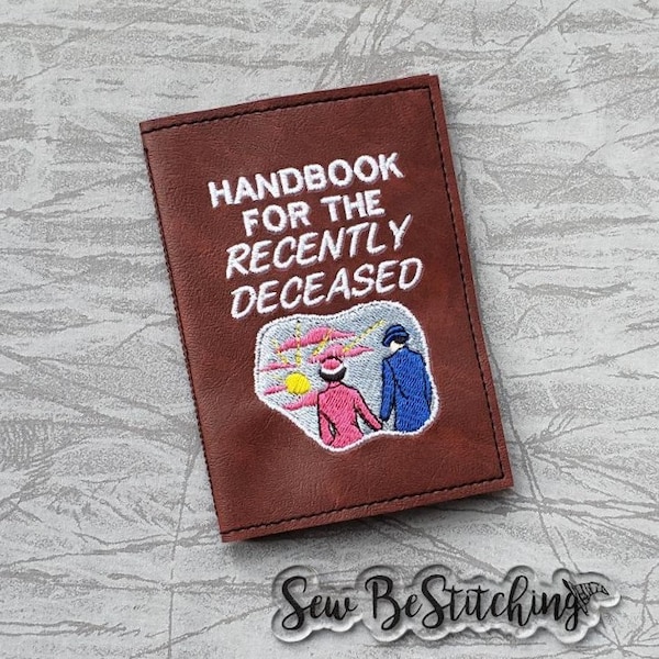 Handbook for the Recently Deceased Notebook Cover - Spirits - Ghost - Haunting - Beetle Movie - Mini Composition - Shopping List