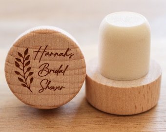 Custom Wine Corks | Custom Wood Wine Cork | Wine Corks | Wine Stoppers | Custom Wine Stopper | Bridal Shower Favors | Bridal Shower Tags