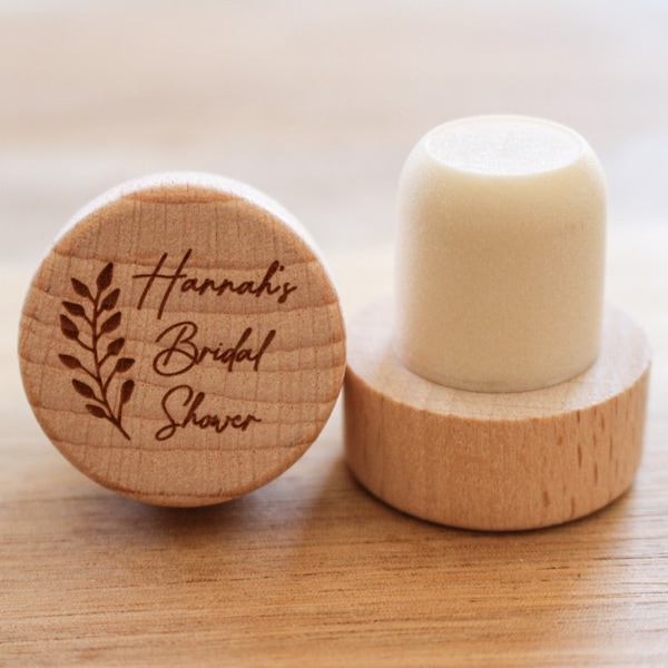 Custom Wine Corks | Custom Wood Wine Cork | Wine Corks | Wine Stoppers | Custom Wine Stopper | Bridal Shower Favors | Bridal Shower Tags