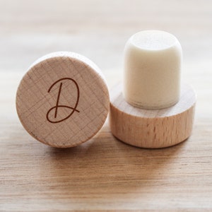 Custom Wine Corks | Custom Wood Wine Cork | Wine Corks | Wine Stoppers |Custom Wine Stopper |Bridal Shower Gift |Wedding Favors|Initial Cork