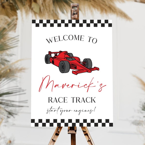 Race 2 Sign Two Fast Welcome Sign - Etsy