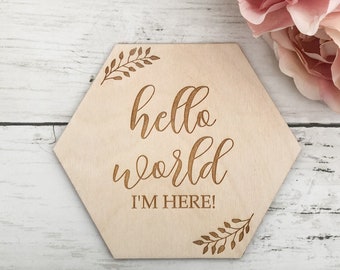 Hello World Sign Etsy