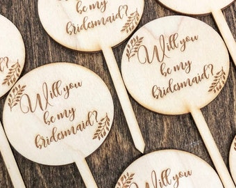 Bridesmaid Succulent Tags | Bridesmaid Proposal | Succulent Tags | Bridesmaid Proposal Succulent Tags | *Succulent Not Included*