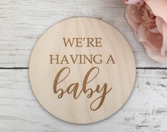 Having A Baby Sign Etsy