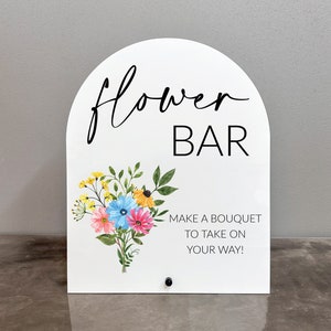Znak akrylowy na bar kwiatowy, Znak akrylowy na bar kwiatowy, Znak na bar kwiatowy, Znak akrylowy na bar kwiatowy, Znak upominków na wieczór panieński, bar kwiatowy, bar kwiatowy