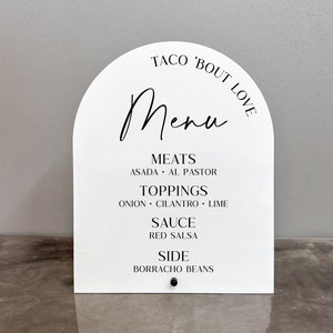 Taco 'bout love Menüschild,Taco Bar Menüschild,Taco Bar Menüschild,Taco Bar Menüschild,Taco Menüschild,Taco Bar Menüschild