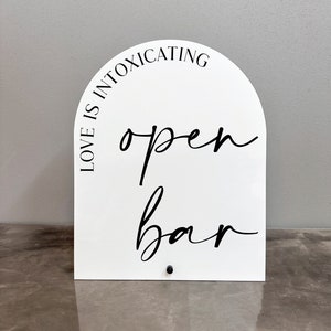 Love is Intoxicating Sign Love is Intoxicating Open Bar Sign Love is ...