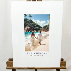 Photo guestbook acrylic sign, Keepsake guestbook, Acrylic wedding guestbook sign, Wedding guestbook, Custom guestbook with photo