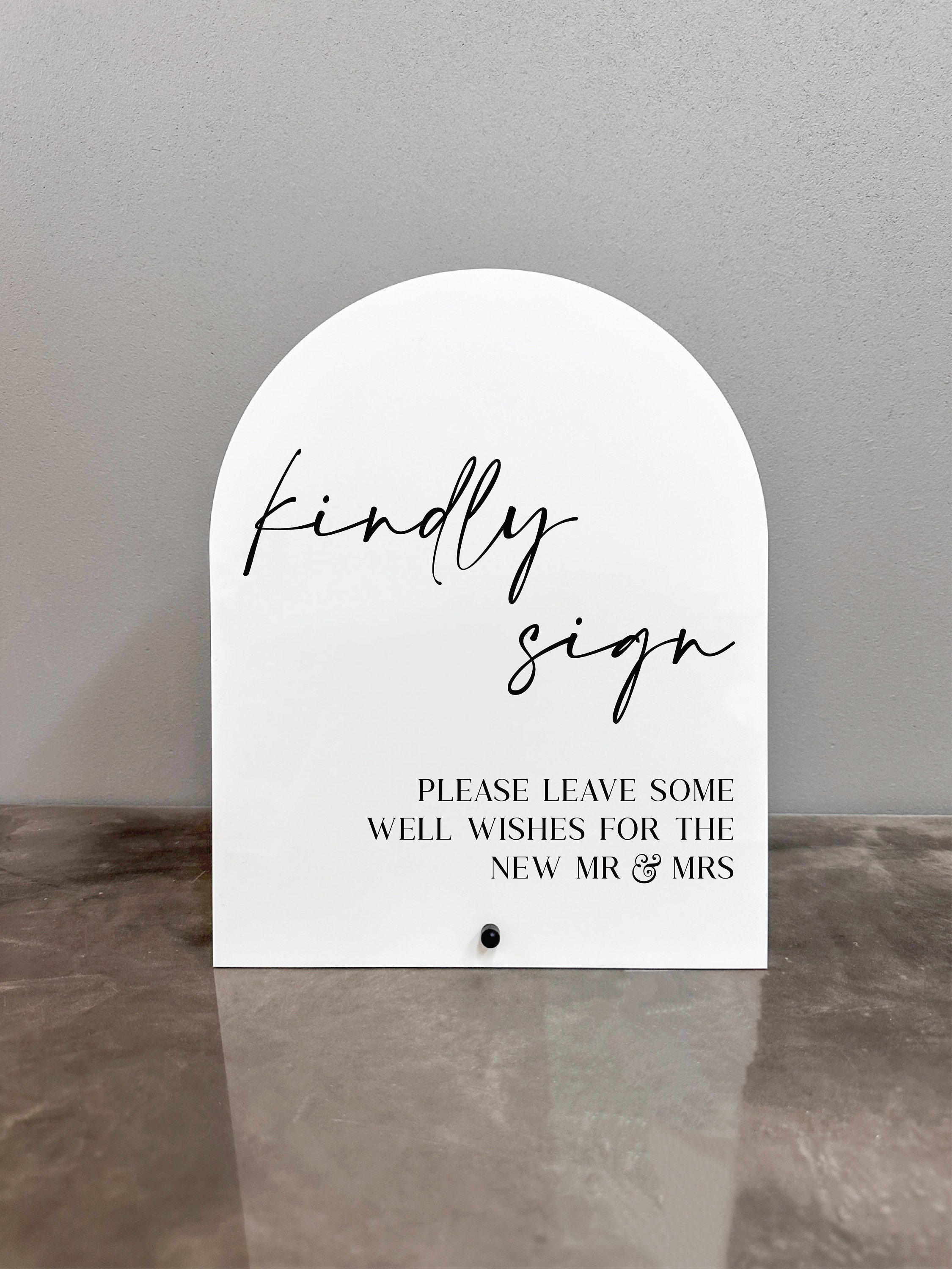 Kindly Sign Acrylic Sign, Leave Some Well Wishes Sign, Guestbook Kindly Sign Acrylic Sign, Leave Some Well Wishes Sign, Guestbook