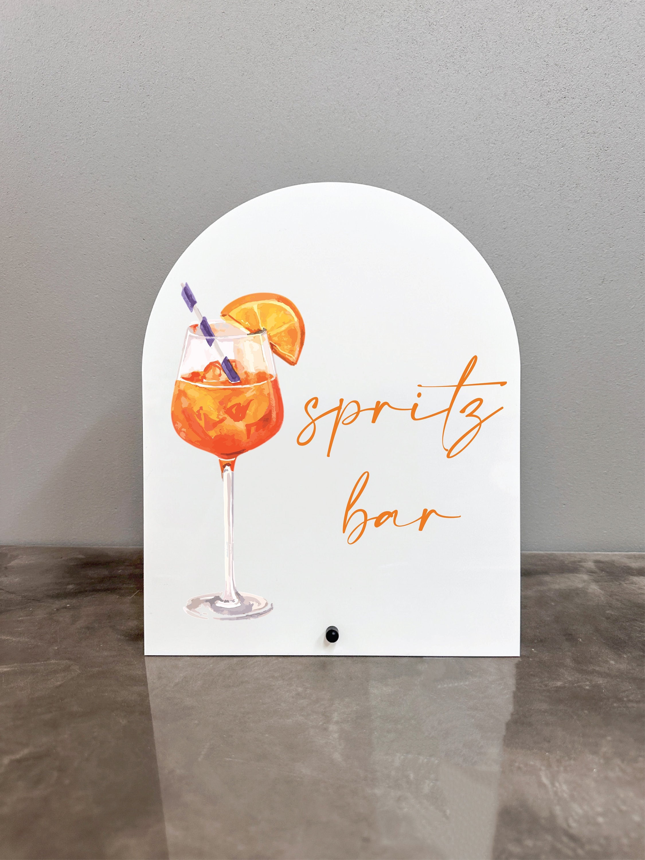 Spritz bar acrylic sign, Aperol spritz bar sign, Aperol spritz sign, Bridal shower spritz bar, Spritz bar baby shower, Aperol spritz