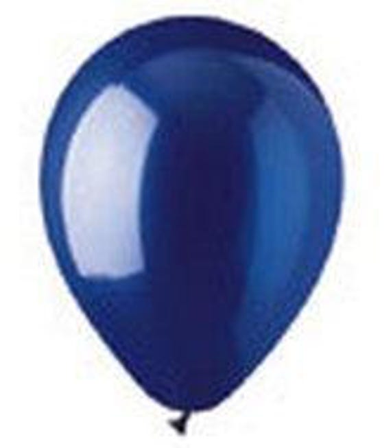 Mejor 12 Cristal Zafiro Azul Marino Latex Globos Bebe Etsy