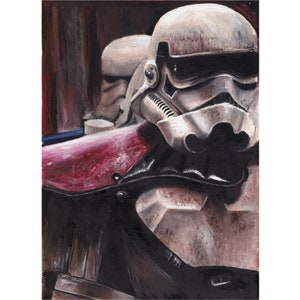 Star Wars Original Art - Stormtrooper / Sandtrooper painting