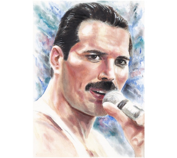 Buy Freddie Mercury Painting - Original Art of Queen's Legendary