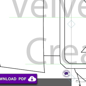 Puede incluir: Ilustración en blanco y negro de línea de arte de un cohete con el texto "Velvet Rose Creations" y "Descargar PDF" en la imagen.