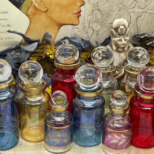 Egyptian mini Tear bottles (lachrymatory)