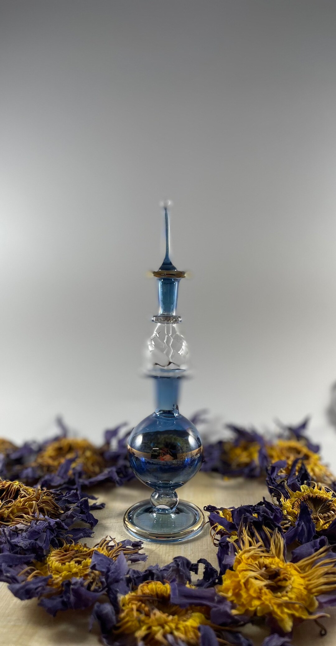 XL 24k Gold Etched Egyptian Tear Bottle lachrymatory Etsy