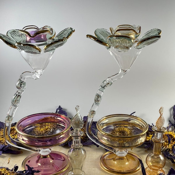 Glass Incense Burner Etsy