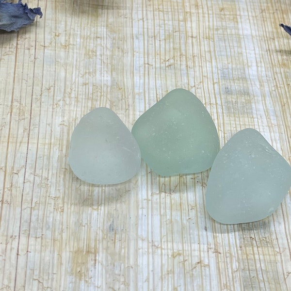 Genuine surf tumbled antique aqua sea glass from Egypt