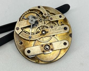 Antique Auguste Mellet Pocket Watch Movement