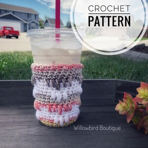 Rain On Me Cup Cozy - CROCHET PATTERN