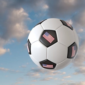 Wallpaper for phones 640 x 960 pixels USA branded soccer ball!