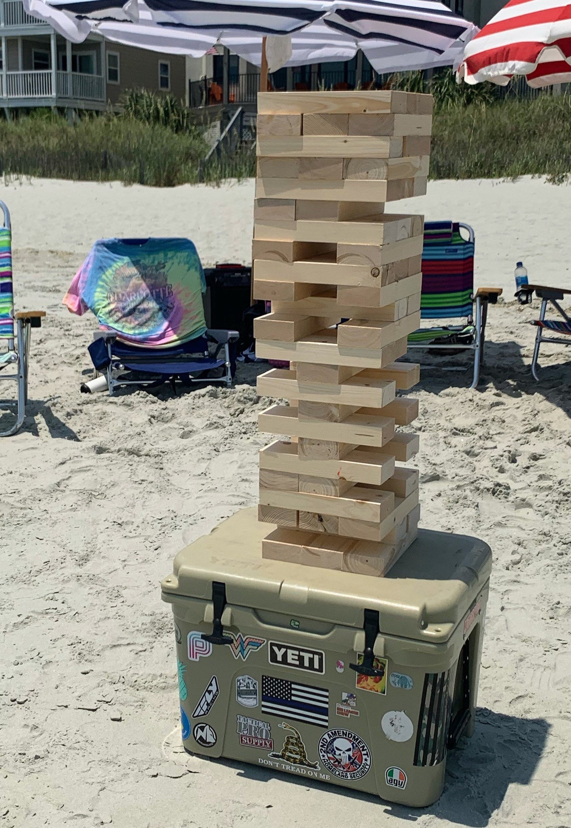 Jello Shot Jenga Outdoor Games Giant Jenga Yard Games Etsy