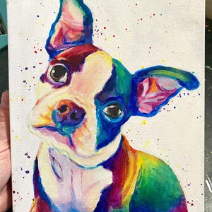 Custom Pet Portrait Painting, Personalized Pet Portrait From Photo, Custom Dog Painting Watercolor, Pop Art Pet Portrait, Pet Art Commission