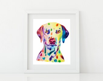 PRINTS Yellow Dalmatian