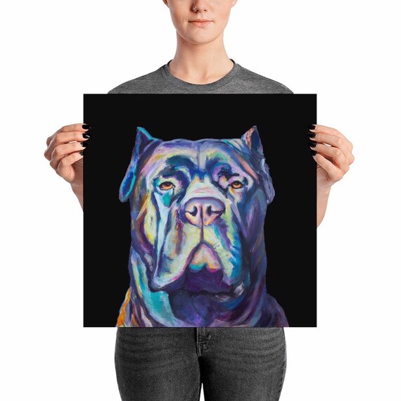 Prints Black Cane Corso