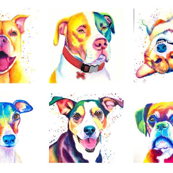 Pet Pop Art Etsy