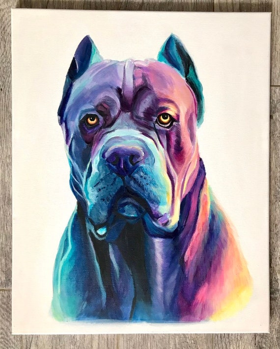 cane corso painting