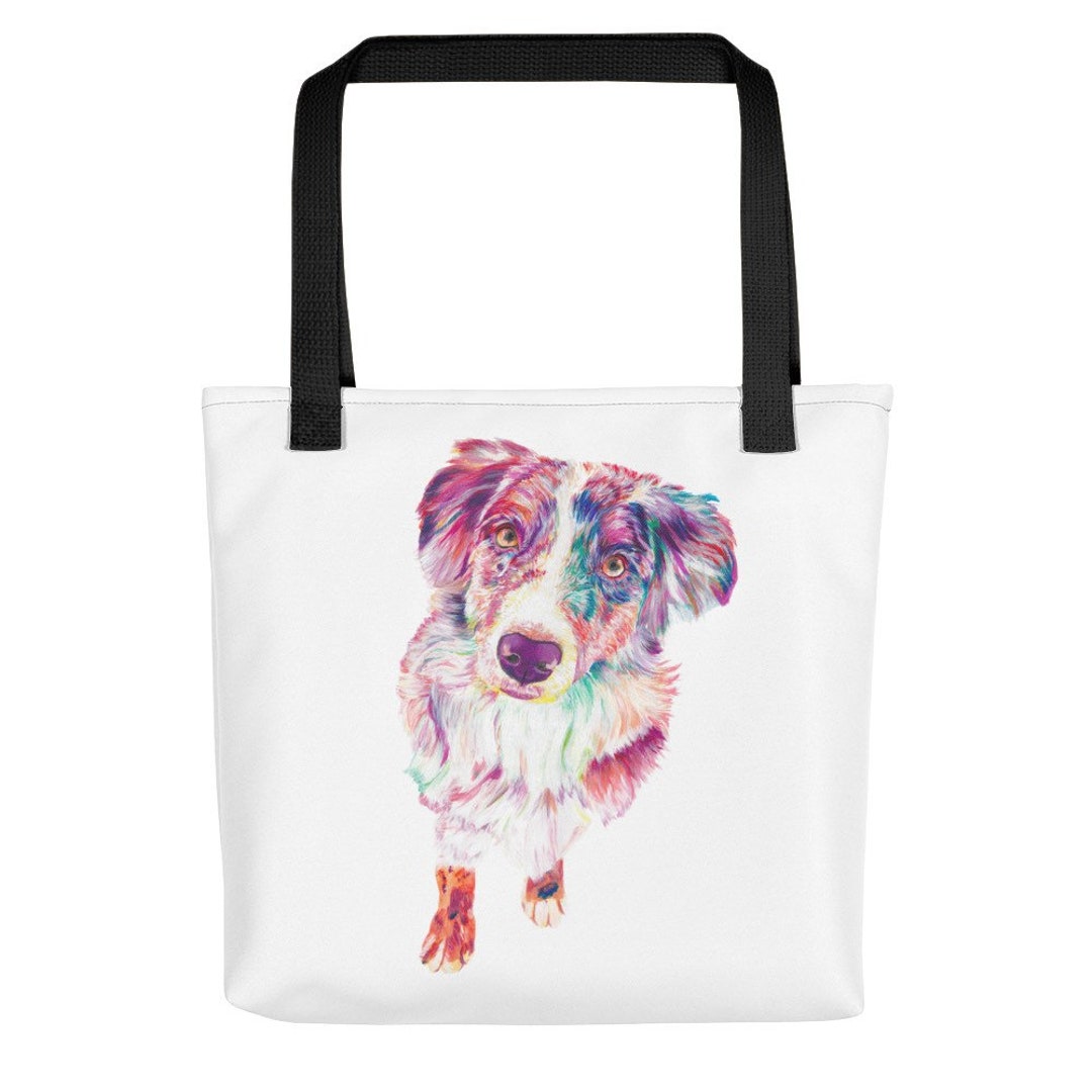 Australian Shepherd Tote Mini Aussie Bag Cute Tote Bag - Etsy