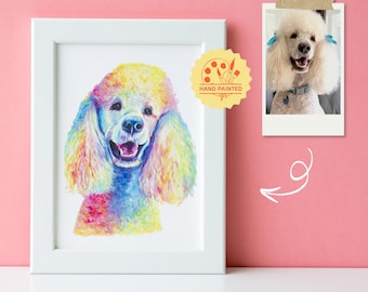 Custom Pet Portrait | Pet Painting | Personalized Portrait | Dog Loss Gift | Pet Memorial | Dog Painting | Custom Pet